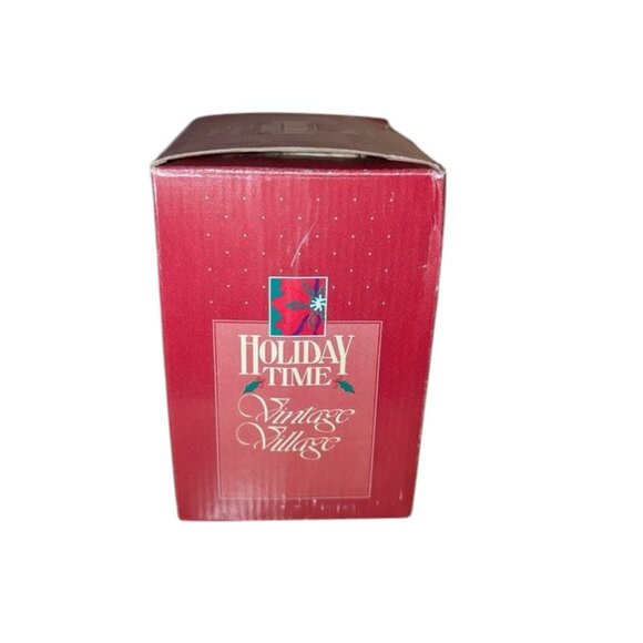 Holiday Time 1991 Vintage Village Church Hand Painted Porcelain Building Mini - Picture 9 of 12